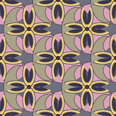 Sorunsuz çiçek desenli arka plan.