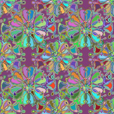 Soyut kaleydoskop renkli Dikişsiz desen arka planı için. 