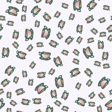 Kahve ya da çay Dikişsiz desen bardak.