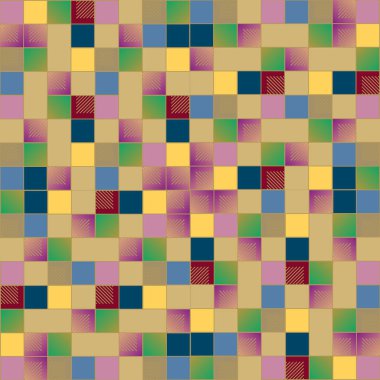 küpleri ve kareler vektör çizimi