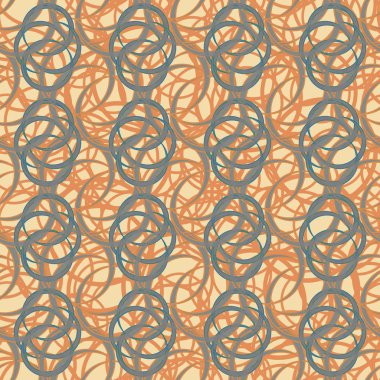 vektör çizim arka planı için daireler ile seamless modeli   