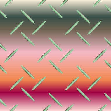 Oluklu demir, paslanmaz çelik arka plan, vektör çizim 