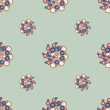 soyut geometrik renkli Dikişsiz desen arka plan için vektör çizim