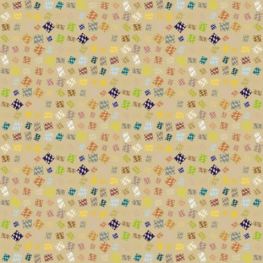 soyut geometrik renkli Dikişsiz desen arka plan için vektör çizim