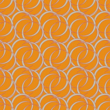 vektör çizim arka planı için daireler ile seamless modeli   