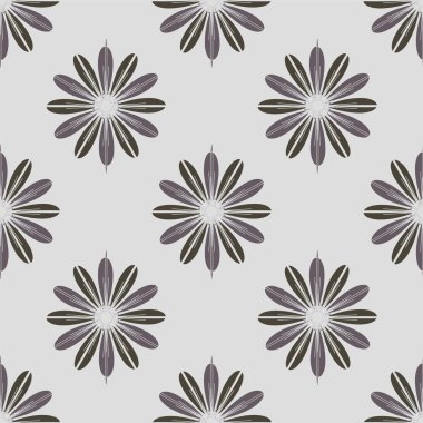  arka plan için çiçekli soyut geometrik seamless modeli