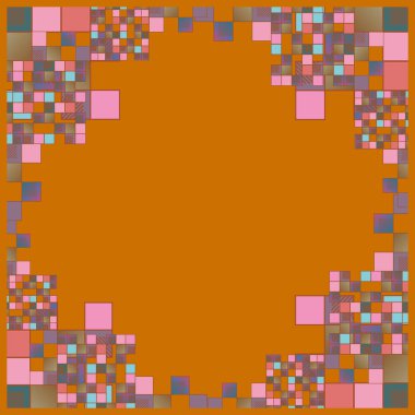 küpleri ve kareler vektör çizimi