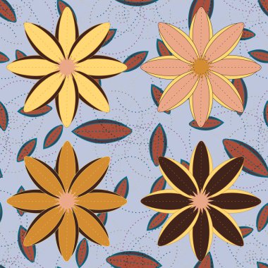 vektör çizim arka planı için seamless modeli   