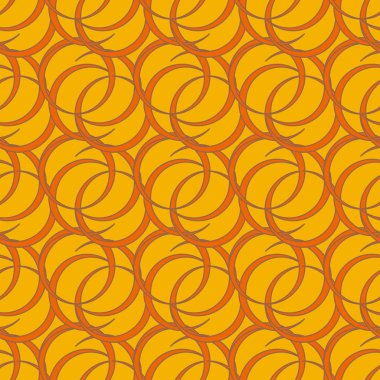 vektör çizim arka planı için daireler ile seamless modeli   