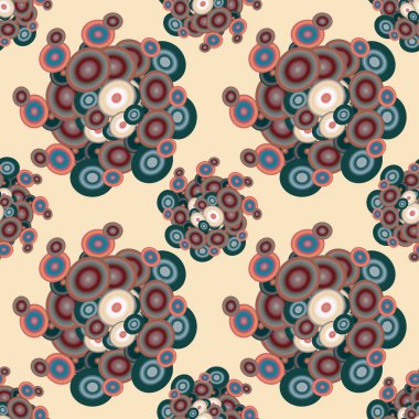 soyut geometrik renkli Dikişsiz desen arka plan için vektör çizim