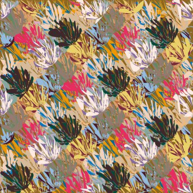 Arka plan, vektör çizim için soyut renkli seamless modeli