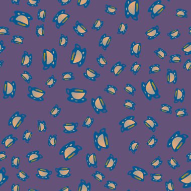 Kahve ya da çay Dikişsiz desen bardak.