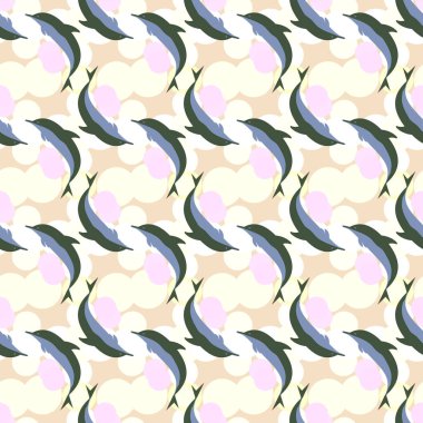 soyut geometrik renkli Dikişsiz desen arka plan için vektör çizim