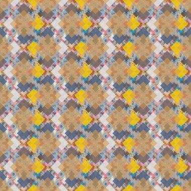 Soyut Dikişsiz renkli desen, vektör çizim