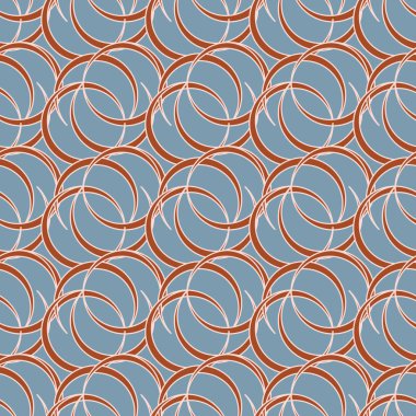 vektör çizim arka planı için daireler ile seamless modeli   