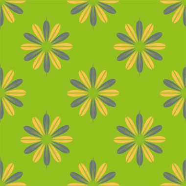  arka plan için çiçekli soyut geometrik seamless modeli