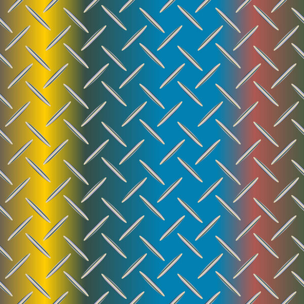 Vector illustration of corrugated metal, seamless pattern.