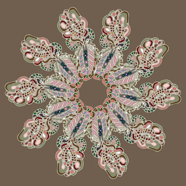 Stil zentangle yeni simetrik mandala doodle ile sanat esin kaynağı oldu. Duvar kağıdı, desen dolgularını, web sayfaları, yüzey dokuları için dekoratif nesne-ebilmek var olmak kullanılmış.