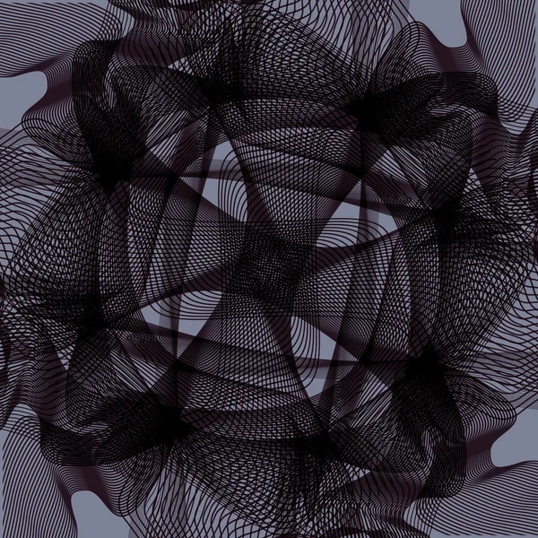 Abstracte Textuur Geometrische Entanglement Patroon Voor Achtergrond — Stockvector