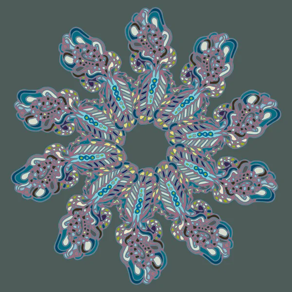 Stil zentangle yeni simetrik mandala doodle ile sanat esin kaynağı oldu. Duvar kağıdı, desen dolgularını, web sayfaları, yüzey dokuları için dekoratif nesne-ebilmek var olmak kullanılmış.