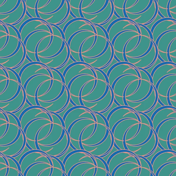 vektör çizim arka planı için daireler ile seamless modeli   