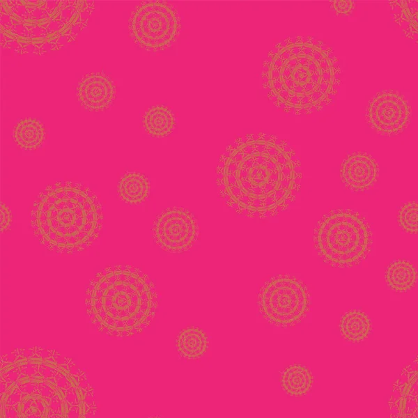 Basit renkli soyut mandala. Basit şekiller oluşan parlak dairesel süsleme. 