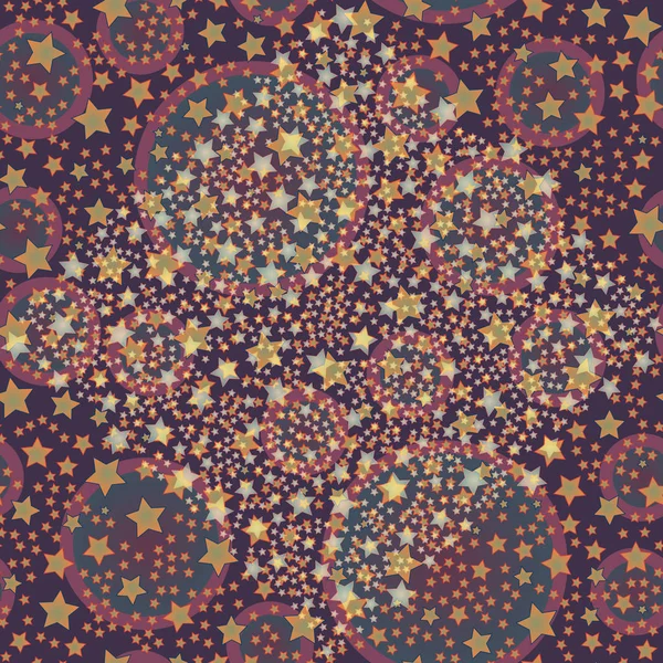 soyut geometrik renkli seamless modeli yıldız ile. Vektör çizim 