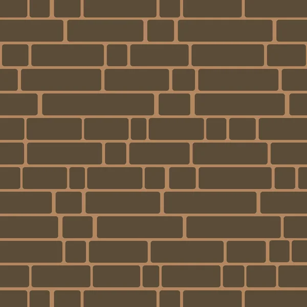 Textura Perfecta Patrón Pared Ladrillo Para Fondo — Vector de stock