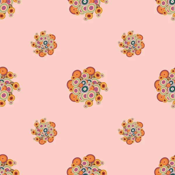 soyut geometrik renkli Dikişsiz desen arka plan için vektör çizim