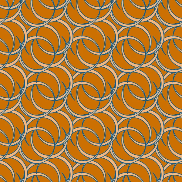 vektör çizim arka planı için daireler ile seamless modeli   