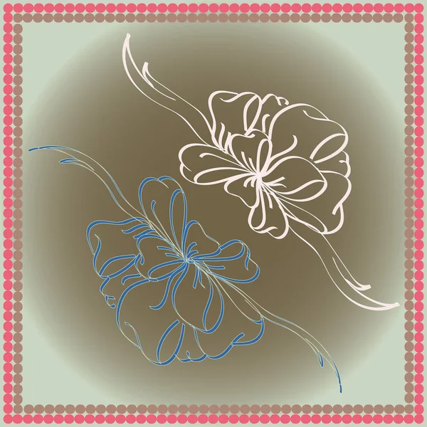 Yay ve şerit vektör karikatür çizimi