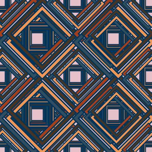 Abstract Geometrisch Kleurrijk Naadloos Patroon Voor Achtergrond — Stockvector