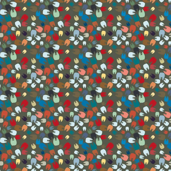 Diente Multicolor Patrón Sin Costura Brillante Para Fondo — Archivo Imágenes Vectoriales
