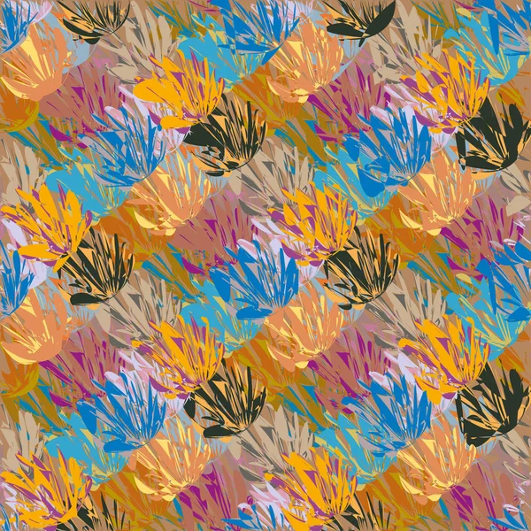 Arka plan, vektör çizim için soyut renkli seamless modeli