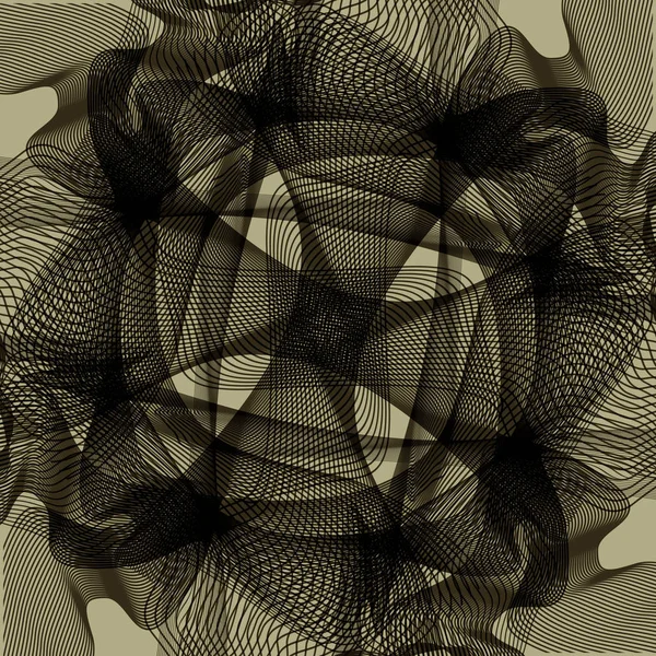 Patrón Entrelazamiento Geométrico Texturizado Abstracto Para Fondo — Vector de stock