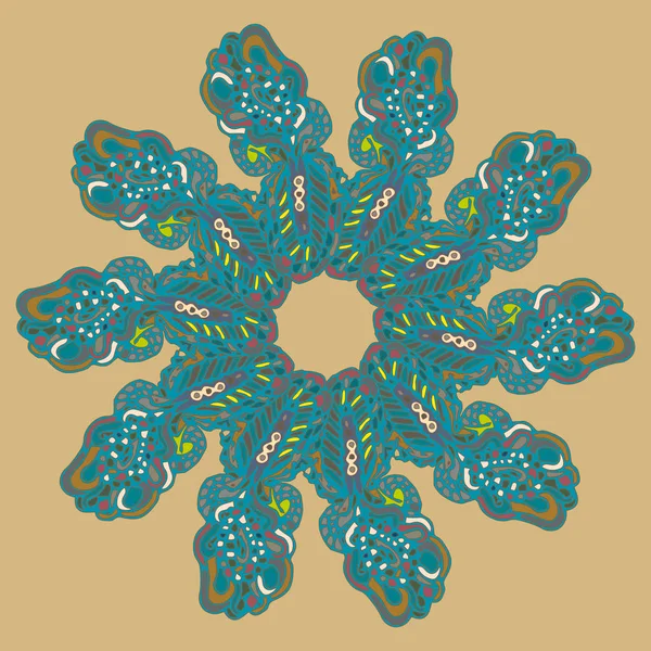 Stil zentangle yeni simetrik mandala doodle ile sanat esin kaynağı oldu. Duvar kağıdı, desen dolgularını, web sayfaları, yüzey dokuları için dekoratif nesne-ebilmek var olmak kullanılmış.