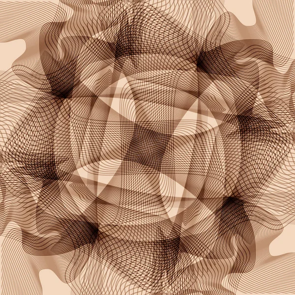 Абстрактный Текстурированный Геометрический Шаблон Запутывания Фона — стоковый вектор