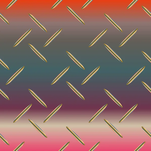 Oluklu demir, paslanmaz çelik arka plan, vektör çizim 