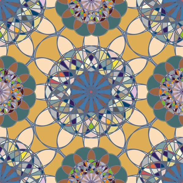  soyut çiçek geometrik Dikişsiz desen arka planı için