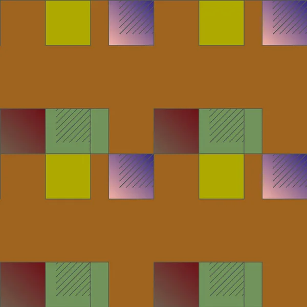 立方体和正方形的向量例证 — 图库矢量图片