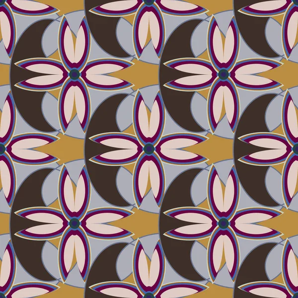 Fondo Estampado Floral Sin Costuras Abstracto — Vector de stock