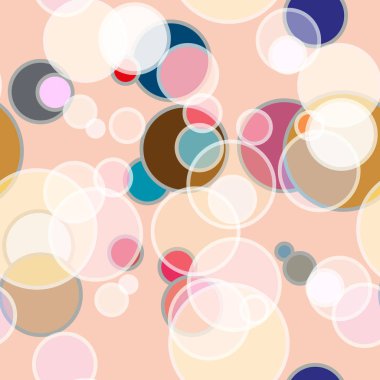 Daireler ile sorunsuz arka plan