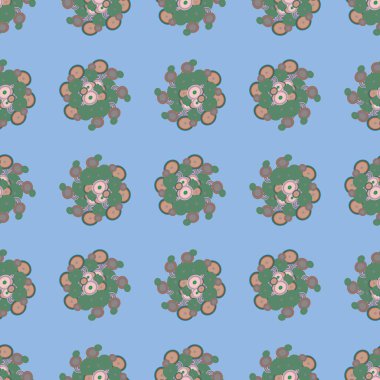 soyut geometrik renkli Dikişsiz desen arka plan için vektör çizim