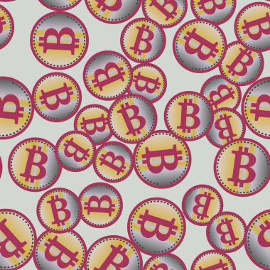 bitcoins parlak parlak pahalı sikkeleri ile Seamless modeli 