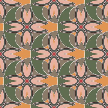 Sorunsuz çiçek desenli arka plan.