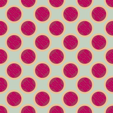 Dikişsiz desen, vektör çizim sattı