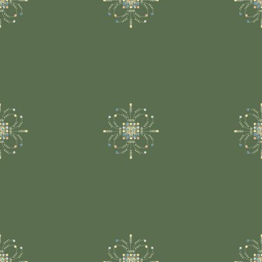 Vintage seamless modeli, vektör çizim 