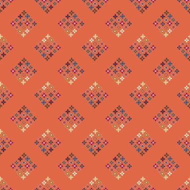  soyut çiçek geometrik Dikişsiz desen arka planı için