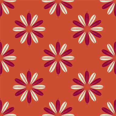  arka plan için çiçekli soyut geometrik seamless modeli