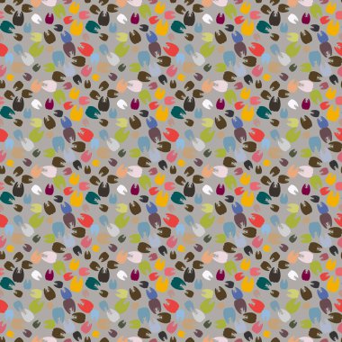 Çok renkli diş parlak Dikişsiz desen arka planı için.